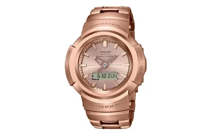Мужские часы Casio Full Metal, розовое золото