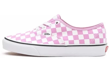 Мужские кеды Vans Authentic, в клетку, фиолетовые