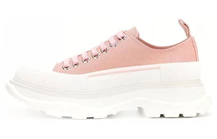 Женские кеды Alexander McQueen Tread Slick, розово-белые