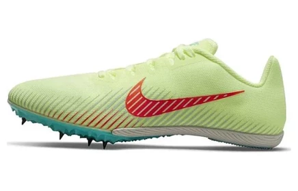 Шиповки Nike Air Zoom Rival M 9, салатово-оранжевые