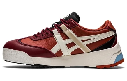 Кроссовки Onitsuka Tiger Delegation Ex, винно-белые