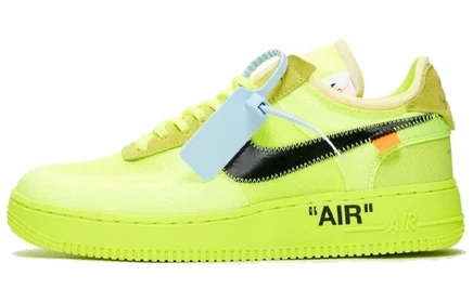 Мужские кроссовки Nike Air Force 1 Low, бело-желтые