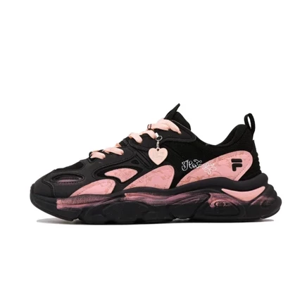 Кроссовки унисекс Fila Mars 2, черно-розовые