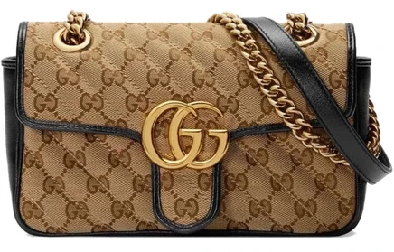 Женская мини-сумка Gucci GG Marmont, черная