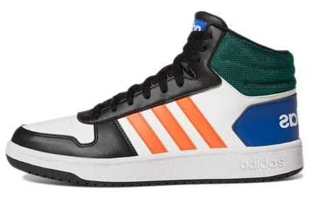 Мужские кроссовки Adidas Hoops 2.0, бело-разноцветные