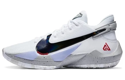 Мужские кроссовки Nike Zoom Freak 2, бело-серые