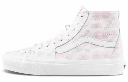 Женские кеды Vans Sk8-Hi Tapered, розово-белые