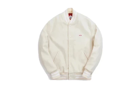Куртка-бомбер KITH x Coca-Cola x Golden Bear, белая