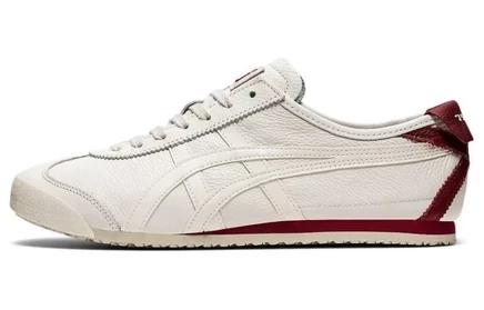 Мужские кроссовки Onitsuka Tiger Mexico 66, кремово-бордовые