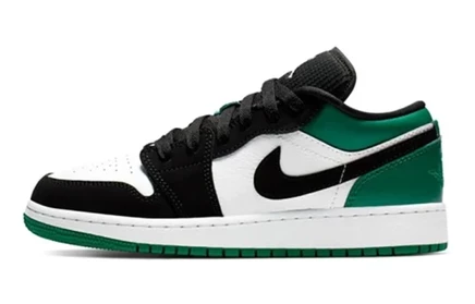 Кроссовки для девочек Jordan Air Jordan 1, черно-зеленые