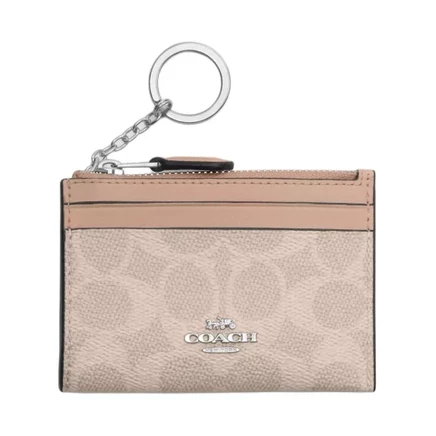 Женский футляр для карт Coach Skinny ID, бежевый