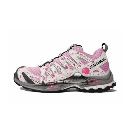 Кроссовки унисекс Salomon XA Pro 3D, розово-бело-черные