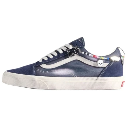 Унисекс кеды Vans Old Skool, бело-синие