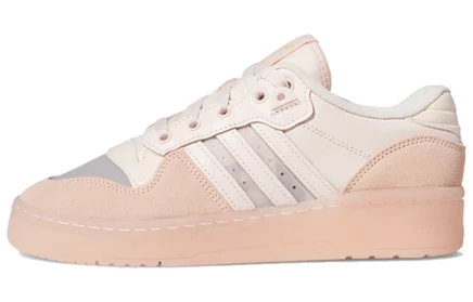 Женские кроссовки Adidas Rivalry Low, светло-розовые