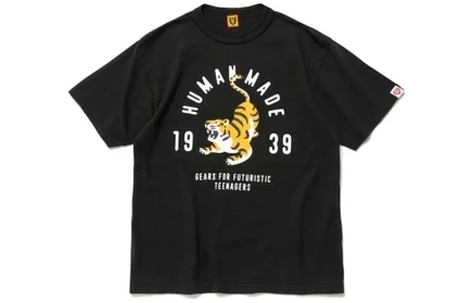 Мужская футболка HUMAN MADE Tiger Graphic №3, черная