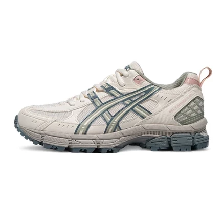 Унисекс кроссовки Asics, бежево-серо-зеленые