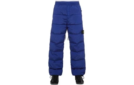 Мужские утепленные брюки Stone Island, синие
