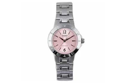 Женские часы Casio, серебристый ремешок