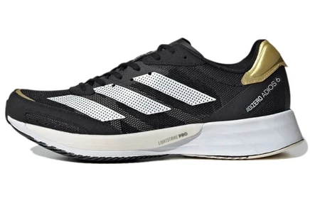 Женские кроссовки Adidas Adizero Adios 6, черно-золотые