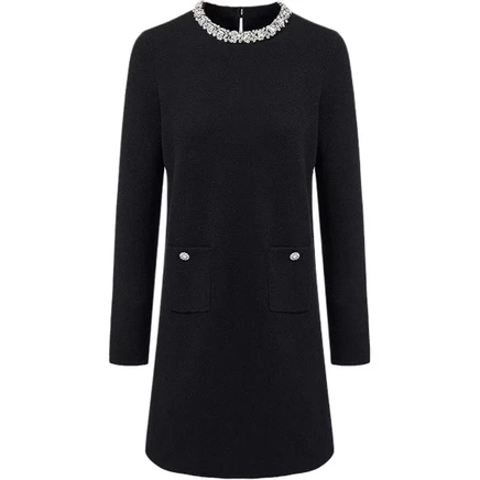 Женское платье Karl Lagerfeld M27E1318999, черное