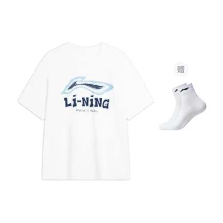 Мужская футболка Li-Ning, белая