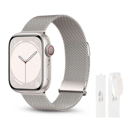 Wepro Strap Apple Compatibility Metal double magnetic buckles[starlight+white moonlight box]