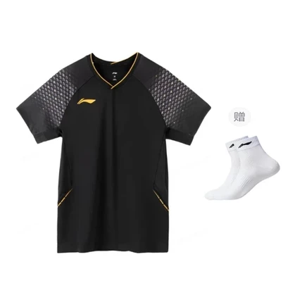 Футболка для бадминтона мужская LiNing Badminton Series black li-ning socks 1 pack