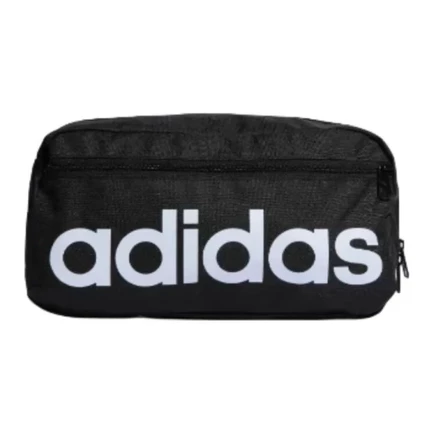Унисекс поясная сумка Adidas из полиэстера, черная