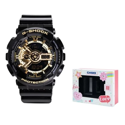 Мужские часы Casio Dual Display, золотистые