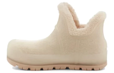 Женские прозрачные сапоги Ugg для дождя, бежевые