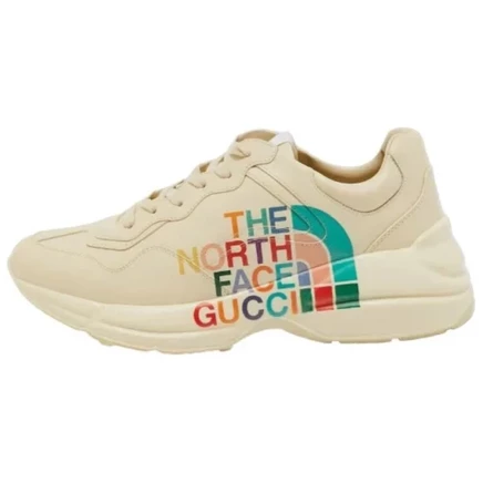Женские кроссовки The North Face x Gucci Rhyton, белые