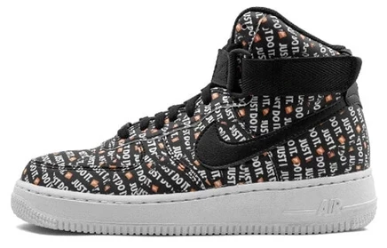 Женские высокие кеды Nike Air Force 1, черные