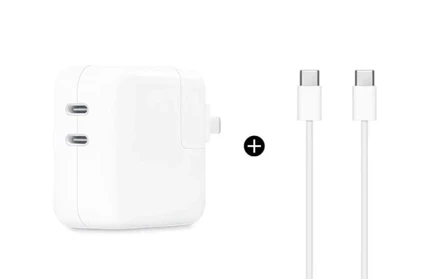 Зарядный комплект Apple 35 Вт, 2 USB-C