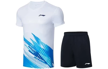 Унисекс баскетбольный костюм Li-Ning Badminton, белый