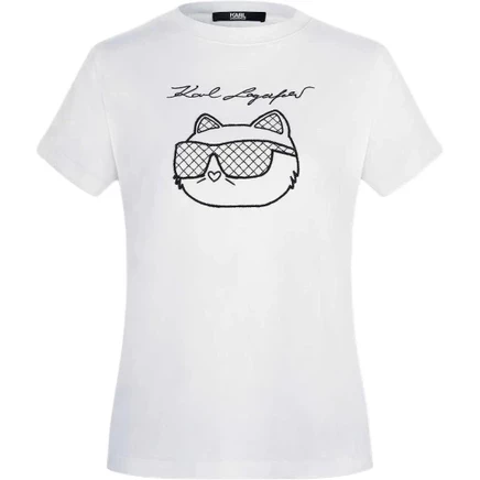 Женская футболка Karl Lagerfeld M21L1723, белая