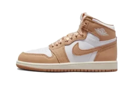 Кеды для девочек Jordan 1 Retro High OG, коричневые