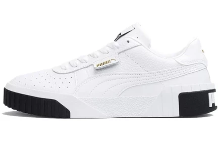 Женские кроссовки Puma Cali, бело-черные
