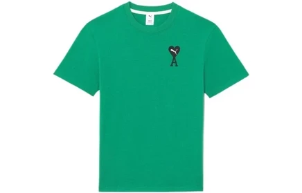 Мужская футболка Puma x Ami Graphic Tee, зеленая