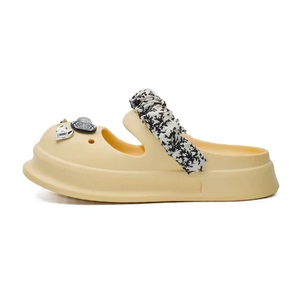 Женские сабо OUBT с закрытым носком, желтые