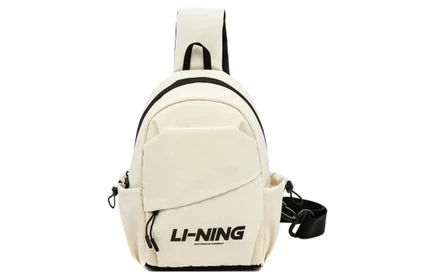 Сумка-кроссбоди Li-Ning унисекс, экрю