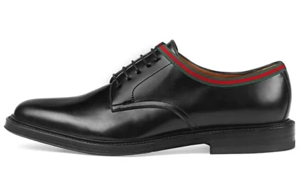Женские кроссовки Gucci Web Lace Up, черно-зелено-красные