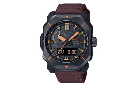 Мужские часы Casio PRW-6900YL-5PR, черно-коричневые