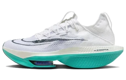 Мужские кроссовки Nike Air Zoom Alphafly 2, бело-зеленые