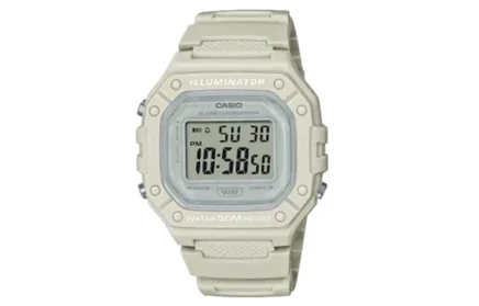 Часы Casio G-Shock W-218HC-8A, бежевый ремешок