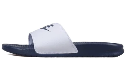 Женские шлепанцы Nike Benassi JDI Mismatch, сине-белые