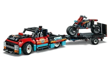Конструктор LEGO Technic «Трюковой грузовик и мотоцикл» 42106