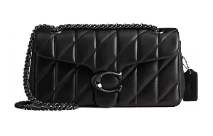 Женская сумка Coach Tabby из овчины, черная