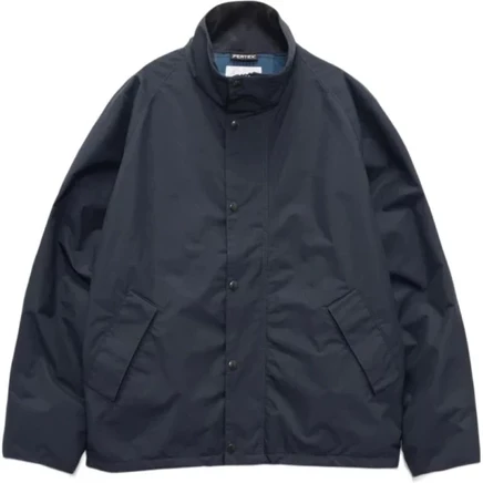 Nanamica FW25 2L PERTEX UNLIMITED Field Short Jacket Jackets & Coats Unisex dark marine blue