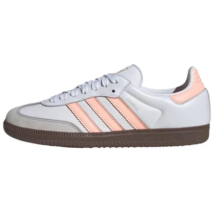 Женские кроссовки adidas Originals Samba OG, бело-розовые