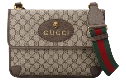 Сумка Gucci Neo Vintage через плечо, чёрно-коричневая